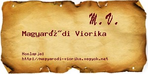 Magyaródi Viorika névjegykártya